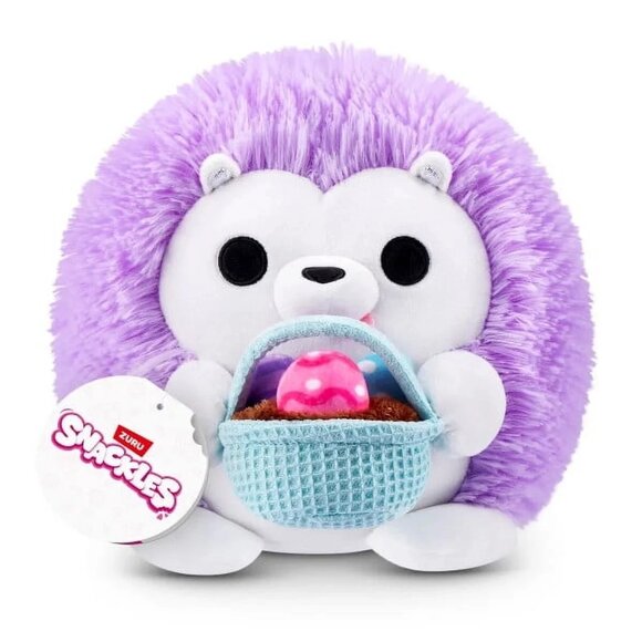 SNACKLES 8 inch Easter Snackle Andrew the Hedgehog, Ultra Soft Collectible Plush - Picture 1 of 2